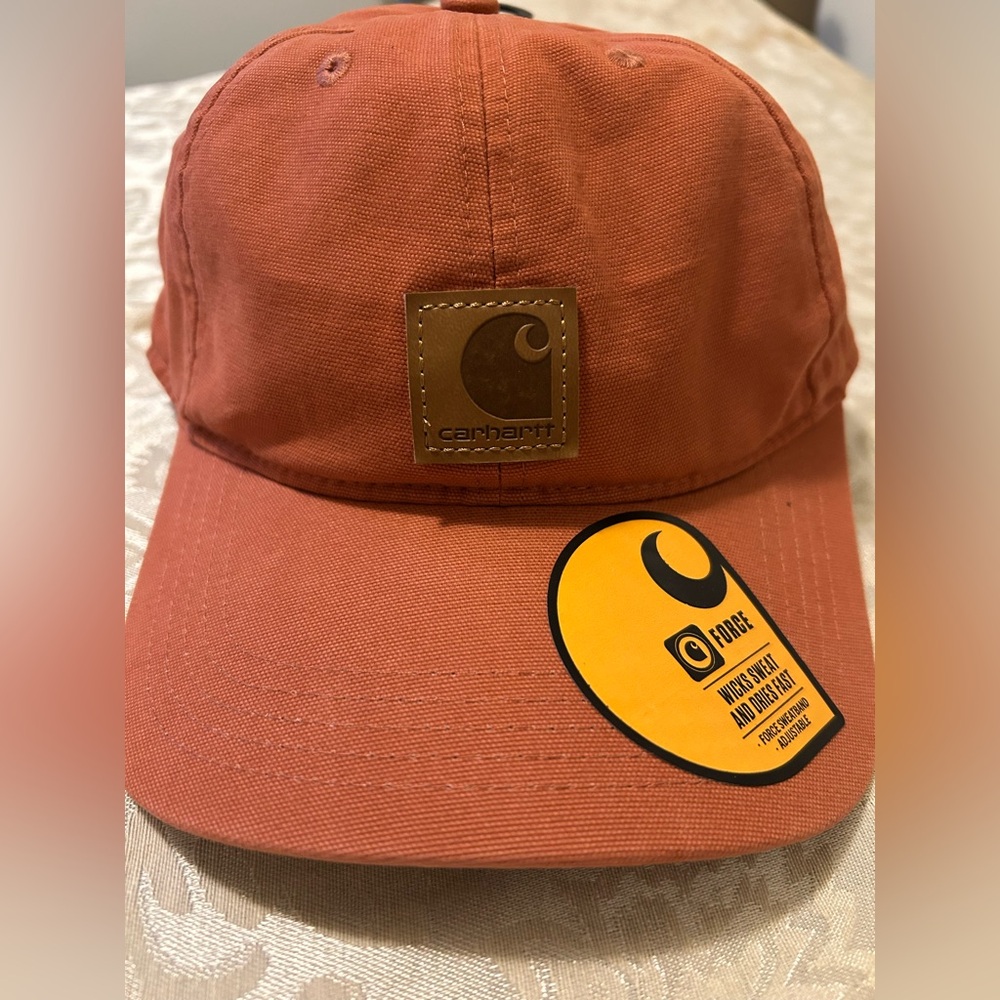 Carhartt Gray and Orange Cap